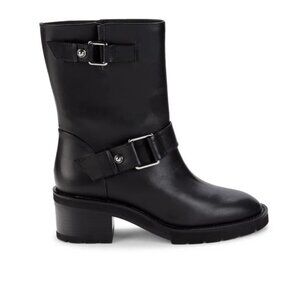 Stuart Weitzman Boulevard Leather Belted Ankle Boots NEW Size 10